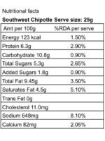 Southwest chipotle Greek Yogurt Dip | Spread | Dressing 280gm